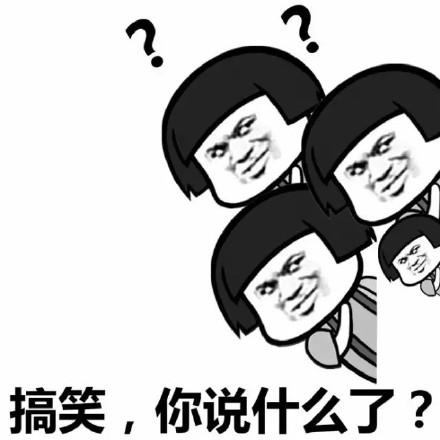 你说什么？表情