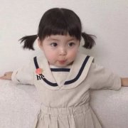 小孩情侣头像超萌图片一男一女(精选22张)