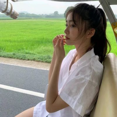 晚风中很温柔的女生微信温暖头像(32张)