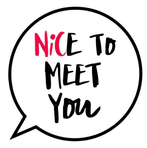 nice to meet you