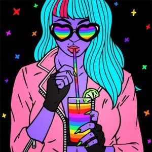 夜店女生头像图片大全(优选45张)