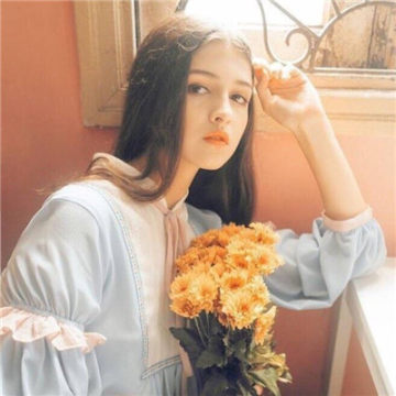 花束挡脸头像女(16张)