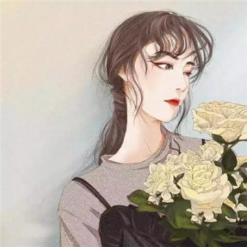 花束挡脸头像女(16张)