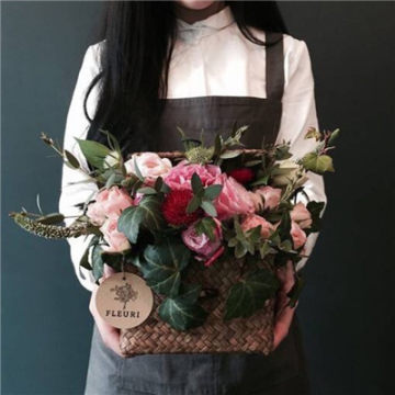 花束挡脸头像女(16张)