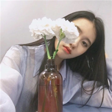 花束挡脸头像女(16张)