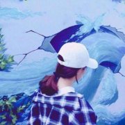 小清新蓝色系女头像图片大全(优选24张)