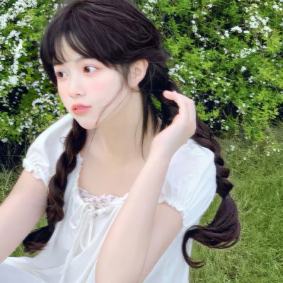 清新白色森系女生头像(优选38张)