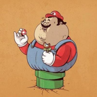 恶搞动漫人物变胖后的图片头像(共12张)